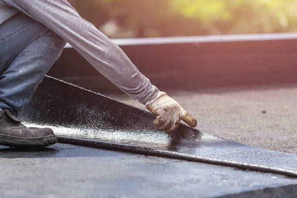 Professional Waterproofing technician working in Lakewood, IL
